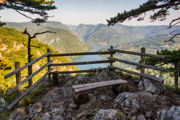 Fototapeta premium Viewpoint Banjska stena Tara mountain Serbia 