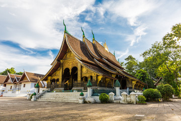 Fototapeta premium Wat Xieng Thong, a popular Buddhist temple in Luang Prabang, Laos