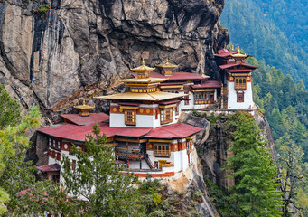Paro Taktsang: The Tiger's Nest Monastery - Bhutan. Taktsang is the popular name of Taktsang...