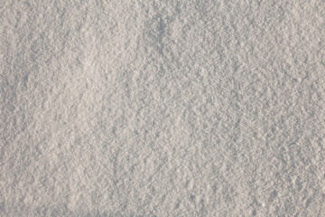 Snow-covered lake. Snow cover. Copy Space.