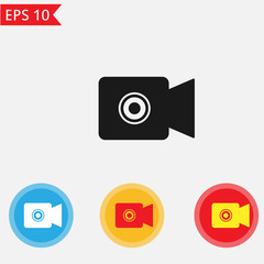 Camera rec icon Vector.