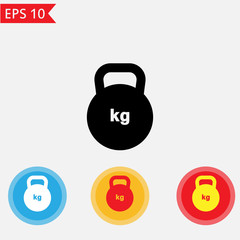 Fototapeta premium Weight icon Vector.