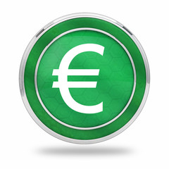bouton euro vert