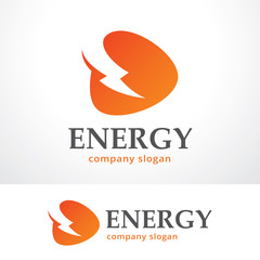 Energy Logo Template Design Vector, Emblem, Design Concept, Creative Symbol, Icon