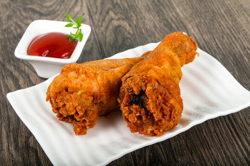 Crispy chicken legs