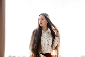 Very long hair