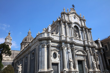 Obraz premium Cathedral of Santa Agatha in Catania. Sicily