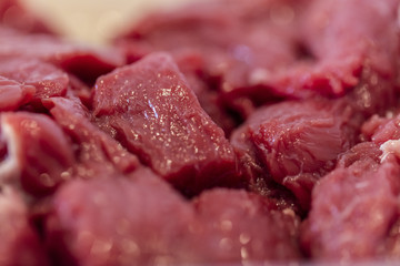 read meat close up 