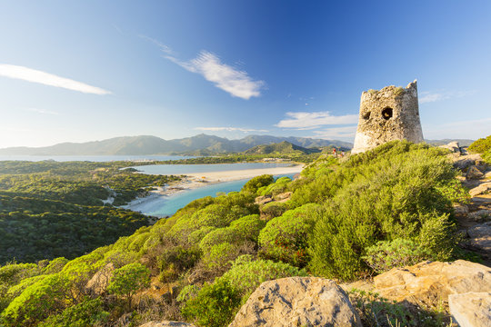 Italy, Sardinia, Cagliari district, Villasimius, Porto Giunco