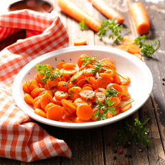 carrot with parsley