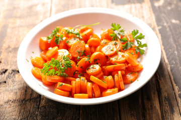 carrot with parsley