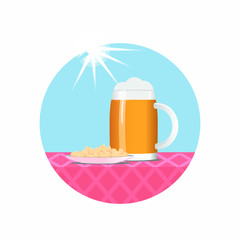 summer-beer-set-vector