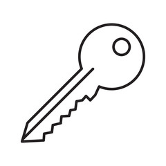 Key linear icon