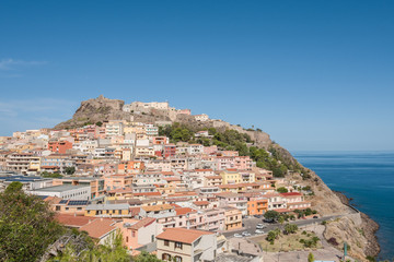 Obraz premium Castelsardo is a town in Sardinia, Italy, located in the northwest of the island