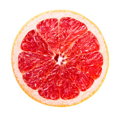Slice of grapefruit
