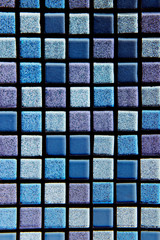 abstract square pixel mosaic wall background and texture