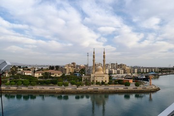 Obraz premium スエズ運河