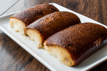 Turkish Traditional Desert Kazandibi / Milk Pudding