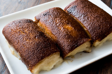 Turkish Traditional Desert Kazandibi / Milk Pudding