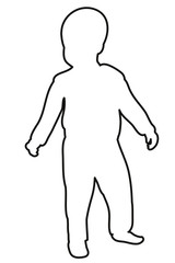 outlines child boy