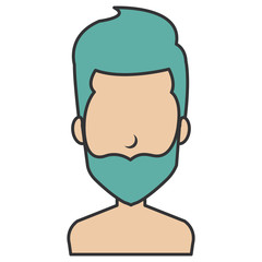 young man shirtless avatar character