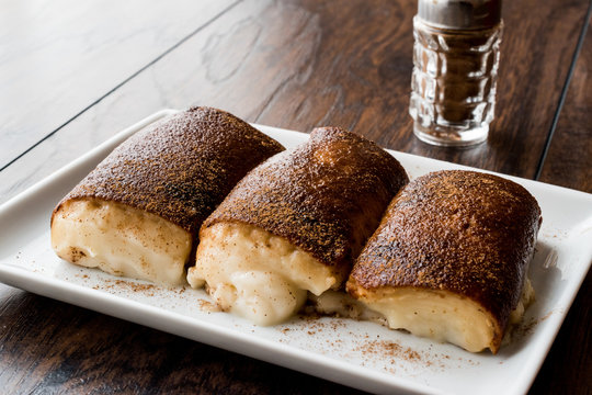 Turkish Traditional Desert Kazandibi / Milk Pudding