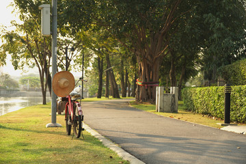 Fototapeta premium Bicycle in the park