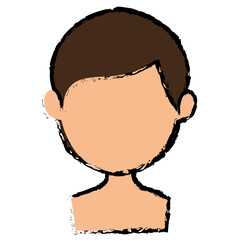 young man shirtless avatar character