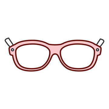 eye glasses isolated icon