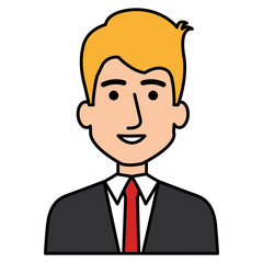 businessman avatar character icon