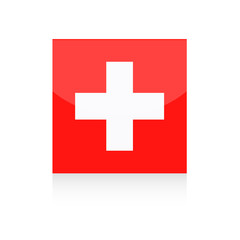 Switzerland Flag Vector Icon