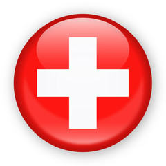 Switzerland Flag Vector Round Icon