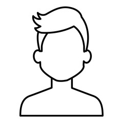 young man shirtless avatar character