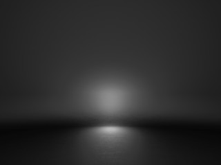 Black back with light