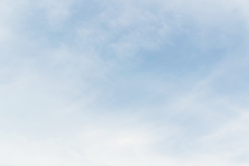 Blue backdrop in the air for text