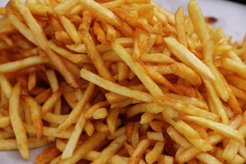French fries is delicious in the market
