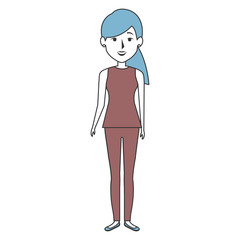 beautiful woman avatar character