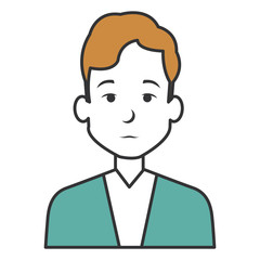 businessman avatar character icon