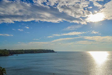 Untouched Beautiful Beach off the Cliff in South Goa, India - 175218074