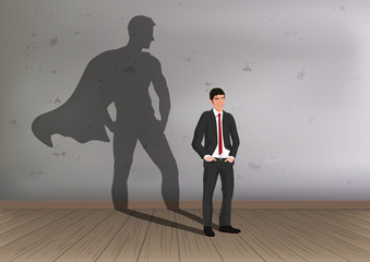 héros - super-héros - rêve - homme - pouvoir -réussite - succès © pict rider