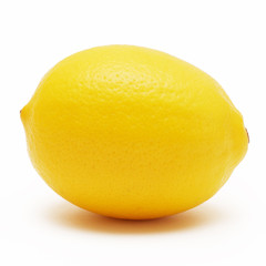 Lemon, studio image on white