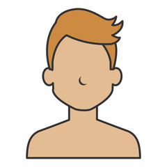 young man shirtless avatar character