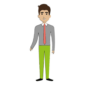 businessman avatar character icon