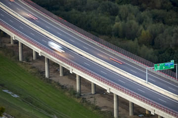 highway estacade detail evening