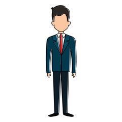 businessman avatar character icon