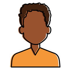 young black man avatar character