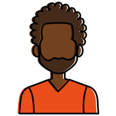 young black man avatar character