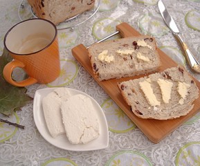 Breakfast in autumn