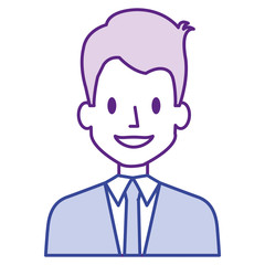 businessman avatar character icon