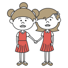 cute little girls characters